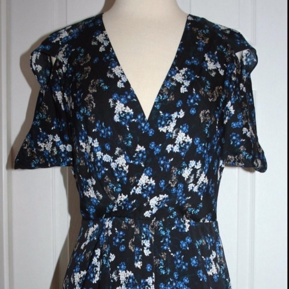 J.CREW COLLECTION PETAL-SLEEVE GOWN IN NIGHTFALL F - Picture 1 of 5